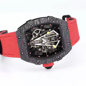 Montre mécanique automatique squelette pour homme 2703, boîtier en fibre de carbone, verre saphir, montre-bracelet de luxe, vente chaude 2026, OEM - Product Image 4