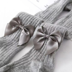Collants Nouveaux en Gros à Nœud Papillon pour Filles, en Coton Tricoté, Taille Haute, pour Enfants, Bébés et Tout-Petits, Collection Automne - Product Image 4