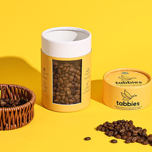 Tube rond en carton kraft alimentaire personnalisé thé café poudre boîte de tube à noyau en papier 500ml emballage - Product Image 3