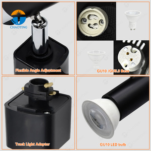 Projecteurs LED <span class=keywords><strong>sur</strong></span> <span class=keywords><strong>rail</strong></span> économiques et de qualité, luminaires linéaires commerciaux pour plafond, boîtiers de lampes spot LED GU10, luminaires <span class=keywords><strong>sur</strong></span> <span class=keywords><strong>rail</strong></span> - Product Image 5