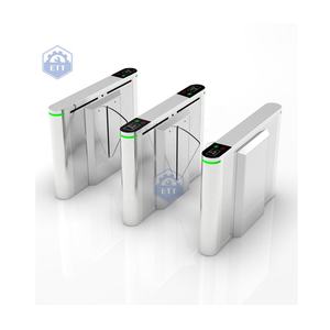 Tourniquet de sécurité pour le système de contrôle d'accès d'entrée Tourniquet de barrière d'aileron Porte inoxydable Bâtiment commercial bidirectionnel - Product Image 6