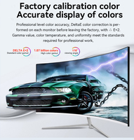 Moniteurs LCD sans cadre de 21.5 pouces 1080P écran incurvé LED LCD 75Hz moniteur de jeu d'ordinateur de bureau 21.5 pouces