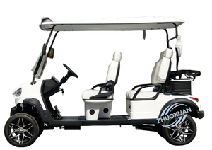 Voiturette de golf électrique camouflage 6 places, véhicule tout-terrain pour excursions panoramiques et services VIP - Product Image 5