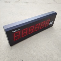 Indicador de Báscula YAOHUA YHL-3 YHL-5 YHL-8 con Pantalla LED Grande y Texto Rojo para Báscula de Camiones