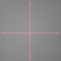 Cabezal láser de 10X30mm 635nm 1mW Módulo láser rojo de línea cruzada