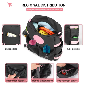 Fabrika özel yeni tasarım açık Pet gıda saklama torbaları yavru köpek kedi eğitim Tote sırt çantaları Pet dışında omuzdan askili çanta - Product Image 2