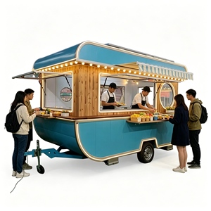 Nuevo Remolque Food Truck de Fácil Operación, Conducible para Plazas Públicas y Tiendas Móviles - Product Image 3