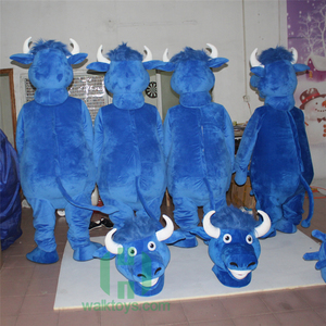 Disfraz personalizado de toro azul para adulto, traje de Mascota de talla grande a la venta, servicio OEM - Product Image 6