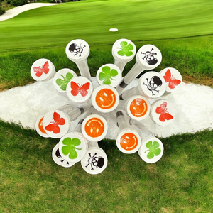 Tés de golf en bambou écologiques Lot de 30 plastiques durables Impression personnalisée alternative Fabrication OEM - Product Image 3