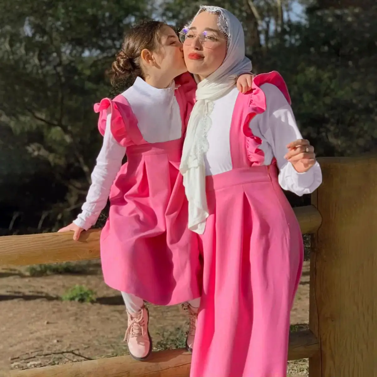 Vestidos combinados para madre e hija, trajes a juego familiares, Ideas