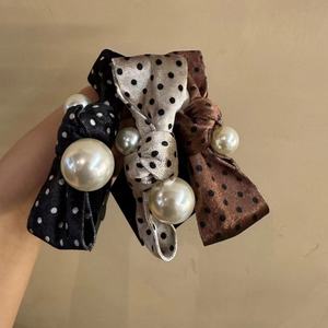 Tir réel du même bandeau à pois et accessoire de cravate pour cheveux de <span class=keywords><strong>la</strong></span> reine en Corée du Sud - Product Image 1