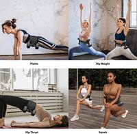 Wellshow Sport Fitness Gym Hip Thrust Belt pour haltères Hip Thrust Pad Butt Training Band pour Squats