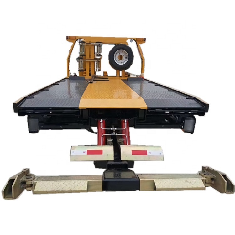 flat bed wrecker body 5.6m 5.4m 4tons 3tons flatbed towing truck body  wrecker flatbed towing truck structure hydraulic hoist
