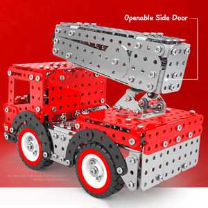 โมเดลรถดับเพลิงบล็อคก่อสร้างโลหะของเล่น612ชิ้นของขวัญสำหรับผู้ใหญ่ - Product Image 5