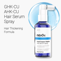 Sérum capillaire en spray aux peptides de cuivre GHK-CU AHK-CU, activation des follicules, soin du cuir chevelu, traitement des cheveux clairsemés, traitements de repousse des cheveux