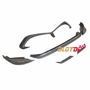 New High Quality OTE Style Carbon Fiber Front Bumper Lip Chin Spoiler and Front <b>Splitter</b> Bolt-On for 2022+ for Genesis G70 - Product Image 4
