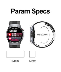 Montre connectée S201 avec assistant vocal, appels Bluetooth HD, moniteur de santé multi-systèmes, tracker d'activité physique, Relogio Smartwatch pour la <span class=keywords><strong>famille</strong></span> - Product Image 6