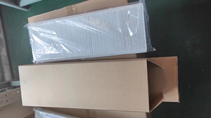 Systèmes de ventilation personnalisés en usine filtres à air <span class=keywords><strong>double</strong></span> <span class=keywords><strong>flux</strong></span> <span class=keywords><strong>VMC</strong></span> G4 M5 emballage de cadre en carton plissé plat en fibre synthétique - Product Image 4