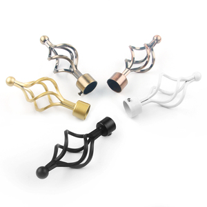 Embouts <span class=keywords><strong>d</strong></span>écoratifs vintage en fer forgé pour tringle à rideau, embouts métalliques <span class=keywords><strong>d</strong></span>écoratifs pour tringle romaine - Product Image 5