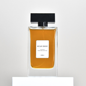 Chứng Khoán Sẵn Sàng Sang Trọng Nước Hoa Chai Chất Lượng Cao Hình Chữ Nhật Tùy Chỉnh Màu Sắc Nước Hoa Chai 100Ml Chai Nước Hoa Với Màu Đen Mũ - Product Image 3