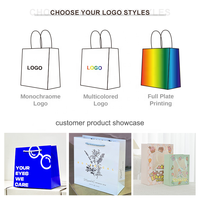Sacs Cadeaux Pliables Réutilisables en Papier Personnalisés avec Logo et Poignées