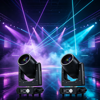 Projecteur à tête mobile pour DJ 450W Beam Light 540 °   Pan & 270 °   Projecteurs de scène inclinables 18 canaux DMX 14 motifs et 15 couleurs pour mariage