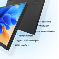 Moniteur portable 10.5 "d'usine avec rétro-éclairage LED 100% SRGB FHD IPS 420nits pour ordinateur portable pour affichage étendu d'interface HD type-c
