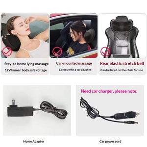 Almohada de Masaje para Coche, Multifuncional, Eléctrica, para Todo el Cuerpo, con Calor para Cuello y Cintura, Masajeador para Vehículo - Product Image 6