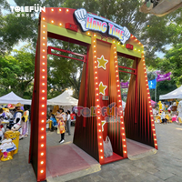Tolefun CE 2 joueurs, lumières LED métalliques de type carnaval, grand équipement d'amusement extérieur, parc d'attractions, jeu de carnaval Hang Time