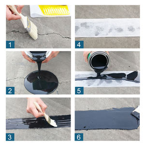 Fabricant un composant rouge polyuréthane PU revêtement imperméable peinture type d'arrêt d'eau pour l'étanchéité de toit - Product Image 5