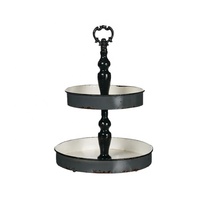Plateau en métal galvanisé tendance, nouveau design moderne, support à gâteau décoratif à bas prix, fourni directement par l'usine