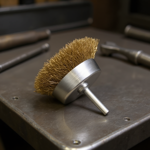 TTAKE Cup Wire <b>Brush</b> 6 Mm Shank Steel Abrasive <b>Brush</b> For Metal Polishing - Product Image 3