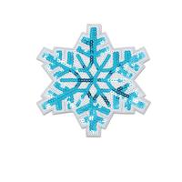 En gros, Appliques brodées de Noël à paillettes thermocollantes, motifs Père Noël, sapin, homme pain d'épices, pour vêtements, sacs, chapeaux, DIY de fêtes