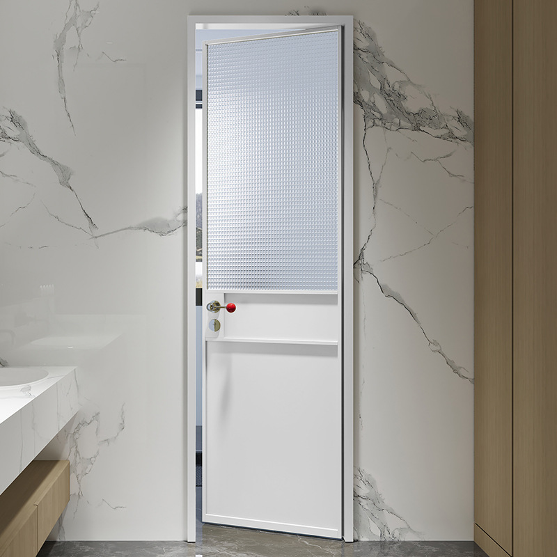 piccola porta bianca in stile retrò con design piatto