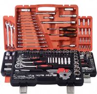 Coffret d'outils de réparation automobile pratique de 216 pièces, 1 tiroir, en acier inoxydable robuste, avec batterie au lithium, compatible OEM