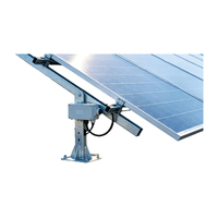 Supports de montage pour panneaux photovoltaïques à suivi solaire, structure en acier réglable pour systèmes solaires au sol de grande échelle
