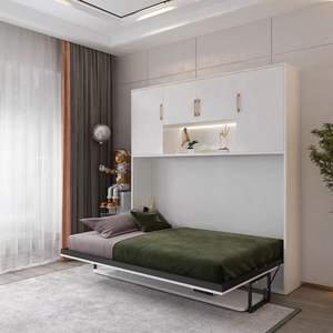 Cama Murphy Plegable Moderna Blanca Debajo de la Cama con <span class=keywords><strong>Armario</strong></span> de Almacenamiento Ajustable para Muebles de Sala de Estar - Product Image 1