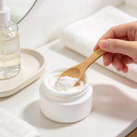 Cuillère en bambou naturel personnalisée, faite à la main, écologique, pour pot de miel, épices, confiture, sel de bain, cosmétiques, desserts, cuisine, rangement
