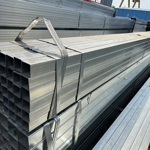 Китайский производитель, конкурентоспособная цена, горячая оцинкованная стальная квадратная прямоугольная труба 40x40 мм 120x120 мм - Product Image 4