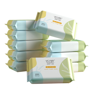 Lingettes pour bébé, 10 pièces, extra épaisses, pour les fournitures de nettoyage des nouveau-nés - Product Image 3