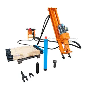 China supplier portable DTH borehole hammer drilling rig used with air compressor