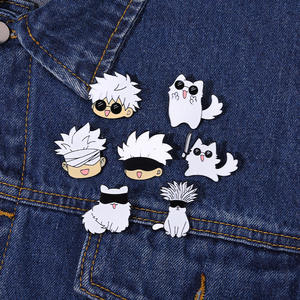 Novo Cartoon Anime Peripheral Gojo Satoru, Shougo Fushiguro e Megumi Fushiguro Avatar Combinação Versátil Broche Acessório - Product Image 2