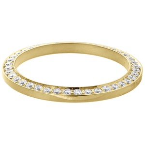 Tùy Chỉnh Vàng Bạc Kim Cương Bezel Phù Hợp Với 40 Mét Đồng Hồ Chỉ Cắt Vòng Rắn Vàng Kim Cương Bezel Cho RLX Tổng Thống Xem - Product Image 3