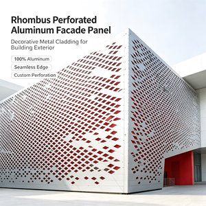 Panel de Pared Cortina de Aluminio, Revestimiento de Fachada Exterior, Resistente a la Intemperie, Decoración de Edificios - Product Image 5
