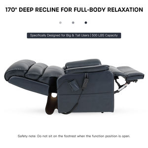 Bariatric Power Lift <span class=keywords><strong>Chair</strong></span>, 500 Pfund schwere Leistung mit tiefer Liege-und Heiz massage, medizinische Qualität für Pflegeheime - Product Image 2