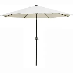 中国大型广告花园遮阳伞，防晒折叠户外游泳池夏威夷沙滩伞