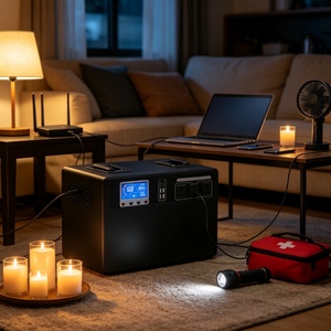 Station d'alimentation portable <span class=keywords><strong>de</strong></span> qualité industrielle pour l'extérieur, ultra-fine, format <span class=keywords><strong>carte</strong></span> <span class=keywords><strong>de</strong></span> crédit, 220V - Product Image 1