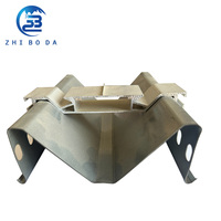 Accessoires solaires ZhiBoDa, gouttière en acier sur mesure, gouttière de drainage pour panneaux solaires, pièces accessoires pour montage de panneaux solaires