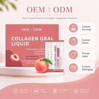 OEM Marque Privée Collagène Hydrolysé Liquide Oral Type I & III Peptides Biotine Vitamines C E Peau Cheveux Ongles