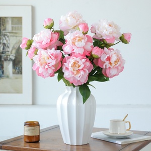 <span class=keywords><strong>SF</strong></span> ดอกไม้ผ้าไหมคุณภาพสูงดอกโบตั๋นดอกแซนซ์คริตดอกไม้ปลอมดอกไม้ประดิษฐ์<span class=keywords><strong>สาขา</strong></span>เดียวจำลองสำหรับตกแต่งบ้านงานแต่งงานอีสเตอร์ - Product Image 2